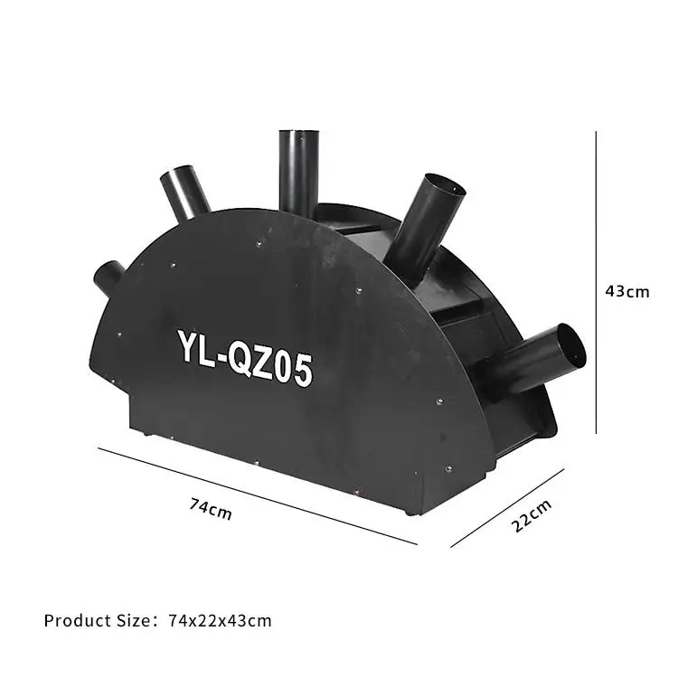Effect Confetti Stage Dmx Led Control For Blower Gun High Carbon Dioxide 5 Head Yl-Qz09 12Pcs 3W Rgb 3In1 Party Co2 Jet Machine