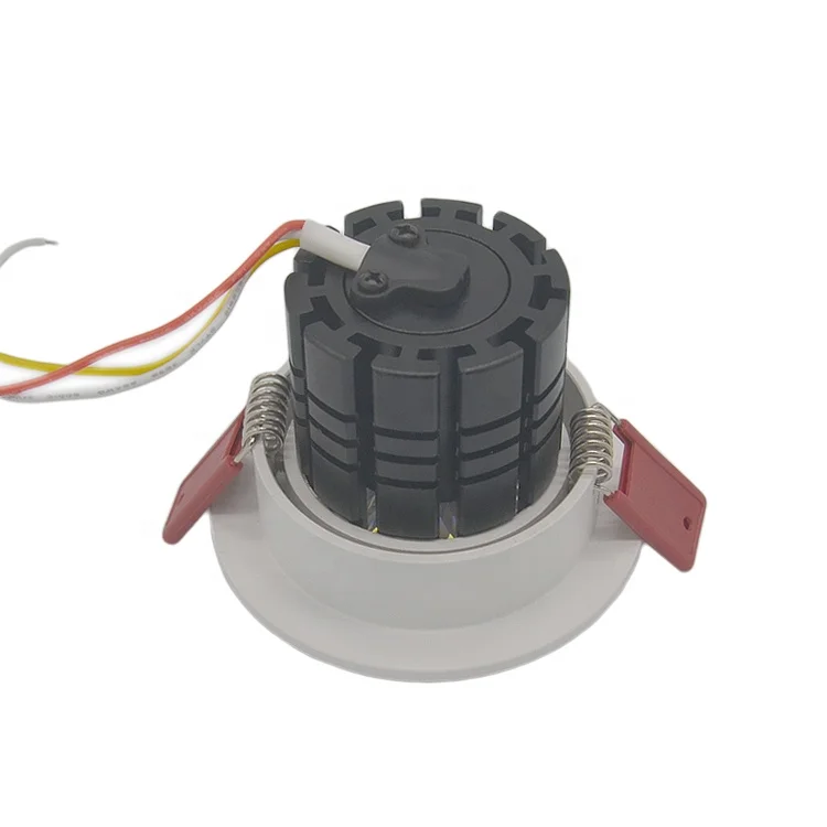 Smart LED Downlight 24V KNX Loxone CASAMBI control 8W 38D/60D CRI95 2000-6000K Tunable White RGBW DALI PWM downlights