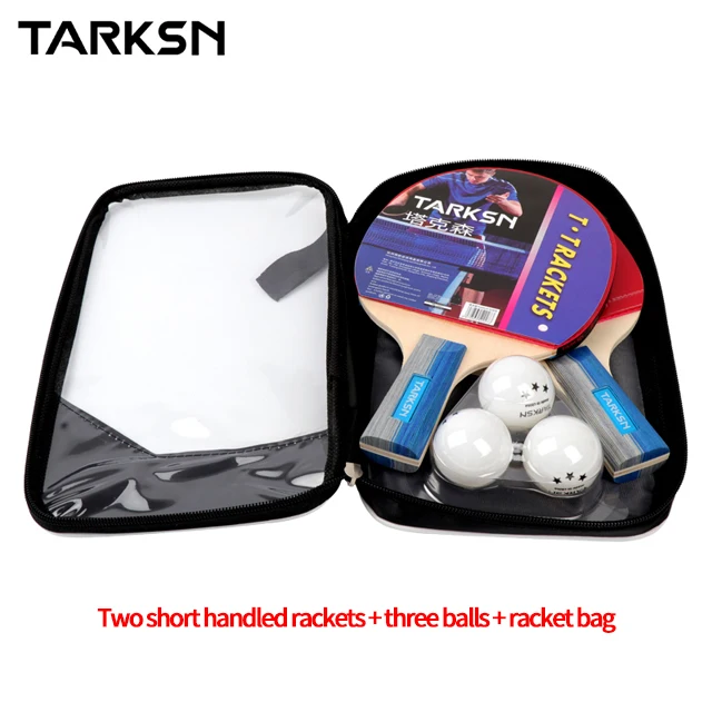 
TARKSN Table tennis bat finished product made of pure wood , 2 pack home entertainment edition Professional, table tennis bat 