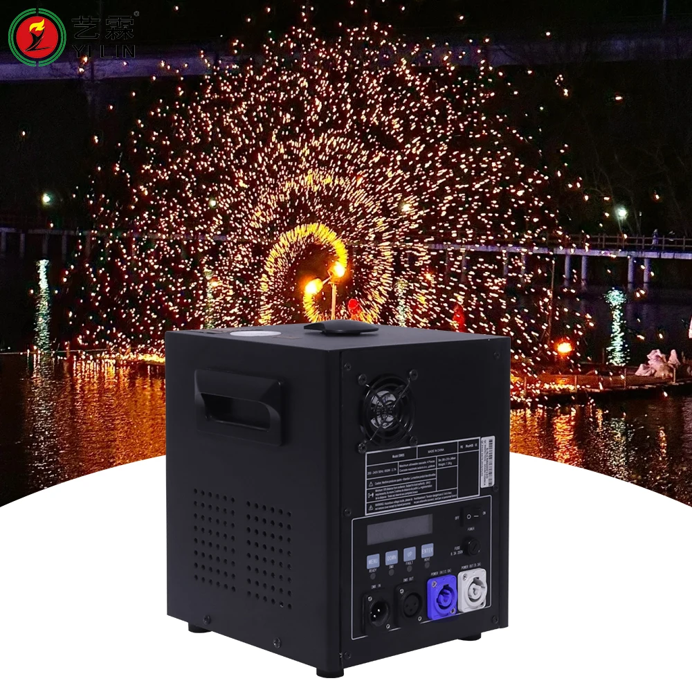 YILIN 600W DMX Wireless Sparkler Machine High Quality Cold Spark Machine For Wedding Party Stage Factory