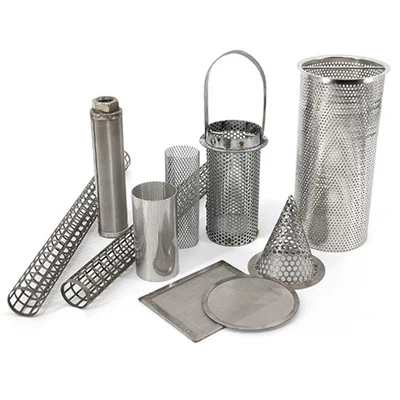 Wholesale 304 Stainless Steel Wire Mesh Metal Porous Perforated Cylinder Industrial Filter Tube