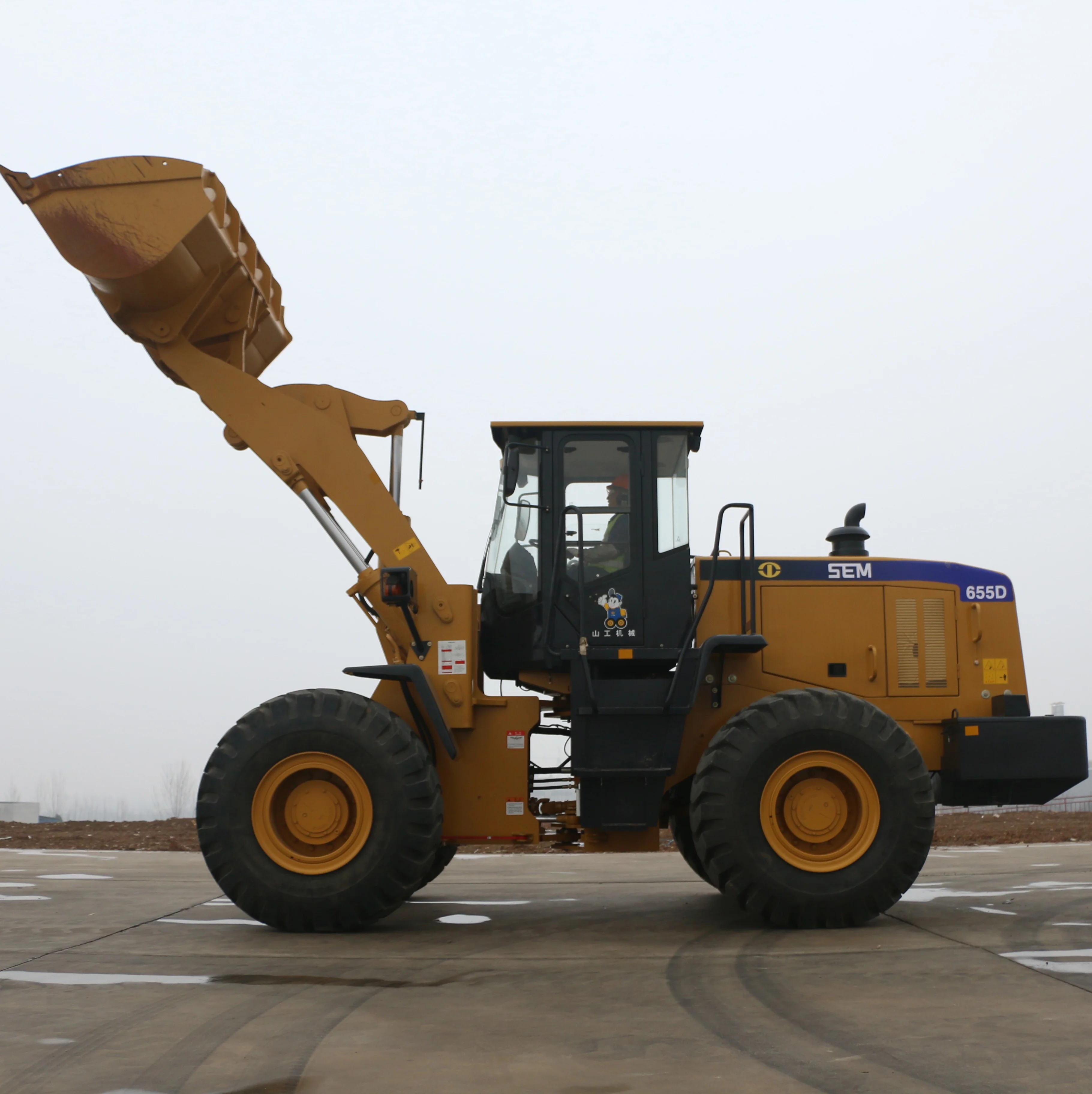 Chinese Front Wheel Loader 5 ton SEM 655D Wheel Loader with Reasonable Price ZL50GN/ZL50G/LW500KN/LW500FN/ZKJF936/ 966/950