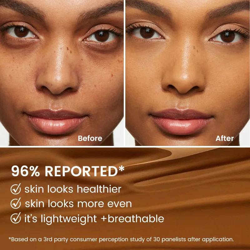 Hot Selling 10 Colors Face Makeup Dry Blend Oil Skin Private Label Moisturizing Natural Concealer Full Coverage Foundation