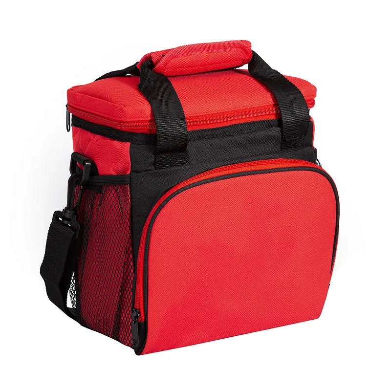 Nice Quality Low MOQ Fashion Leakproof Fitness Polyester Thermal Insulated Handle School Lunch Box Bag