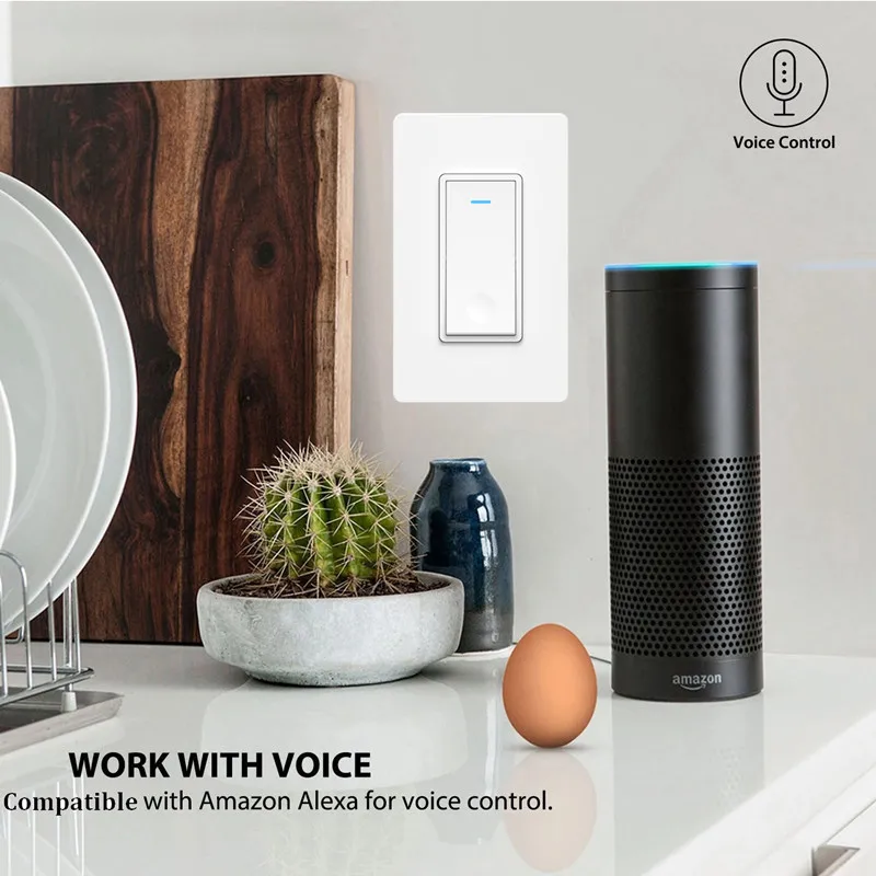 Американский Стандарт Wifi сенсорные выключатели света Поддержка IFTTT Smart Life