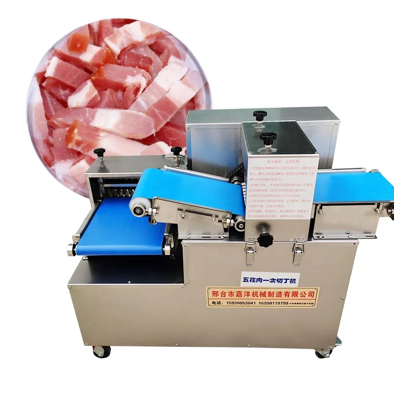 Multi-functional commercial fresh meat dicing machine Beef dicing machine meat strip cutting processing equipment