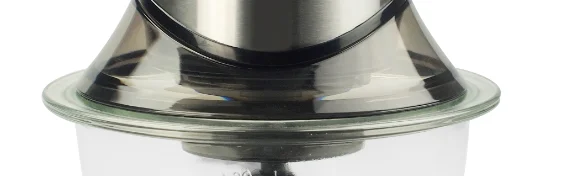 Food Chopper with 1.2L glass for mincing and mixing meat, fruits and vegetables for easy and safe one-click operation