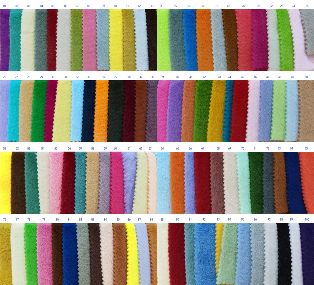 Wholesale GRS Recycled Polyester Rabbit Fur Plush Fabric For Toy Pillow