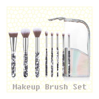 Plastic 20pcs professional brushes custom order cosmetic ferrule makeup brush Makeup Brush Set for wholesales
