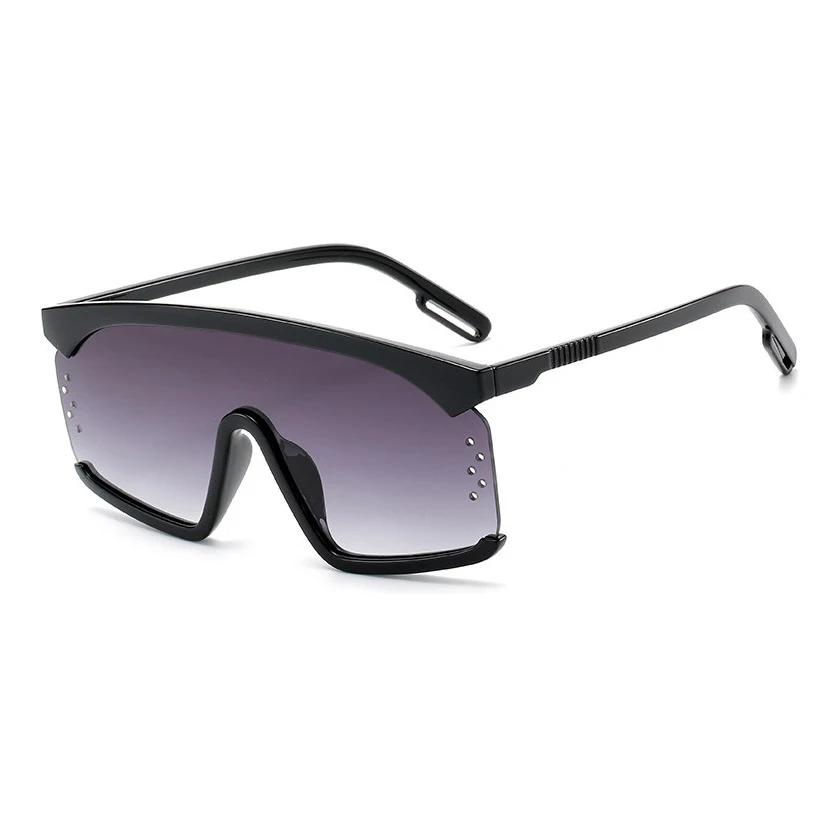 Latest Design Oversized Women Popular Summer Luxury Ladies Sunglasses Conjoined Lenses Sun Glasses Multicolor Lens