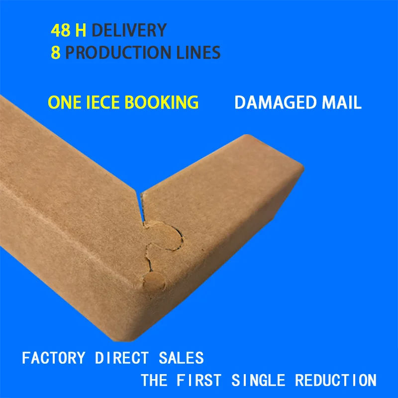 Transport Carton Paper Tube 9 Mm Shipping Box Edgeboard 25 Pallet Edge Guards Buckle and Corner Protectors for Boxes