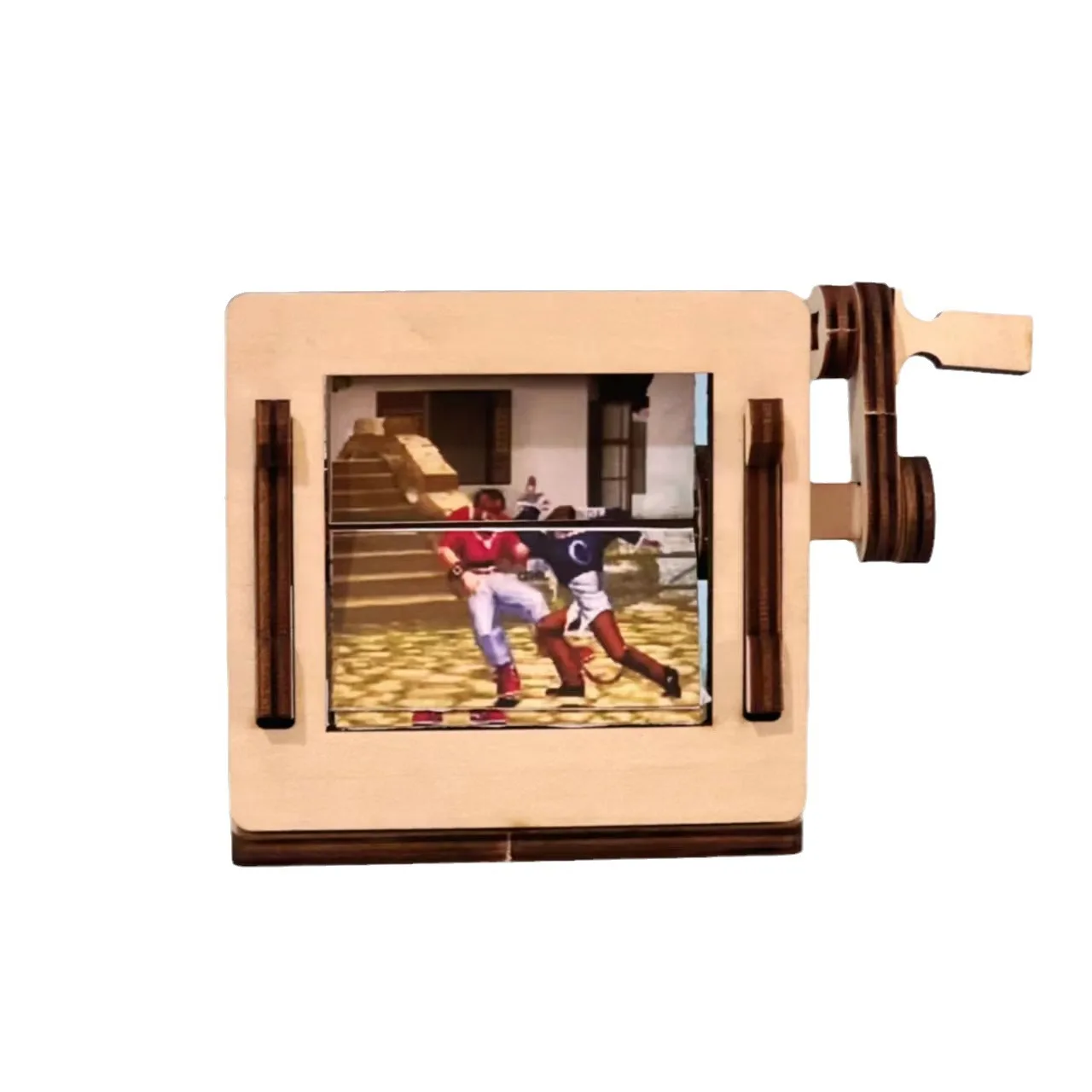 America Market Wholesale Custom DIY Hand Cranked Animation Machine for Kids Toy Cartoon Photo Frame