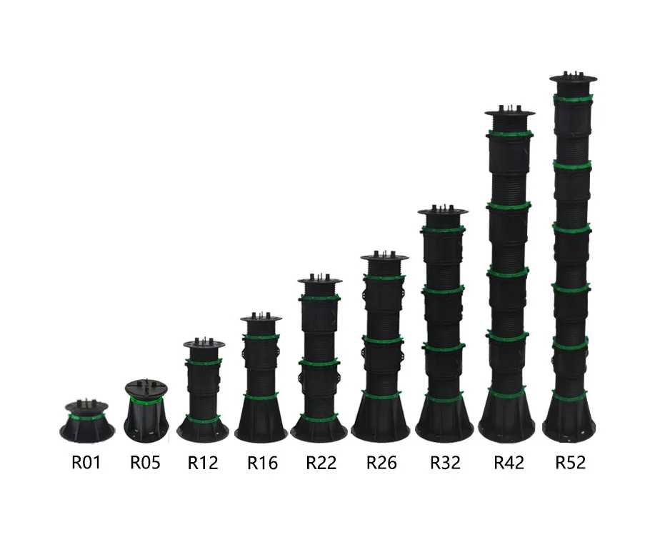 JNZ Factory Direct Selling Outdoor Plastic Adjustable Decking Pedestal High Quality Decking Risers Adjustable Pedestal