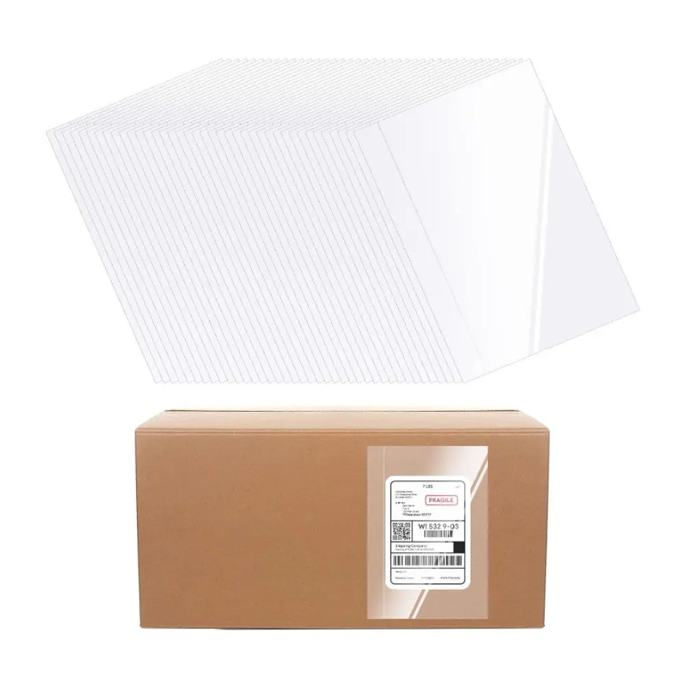 Clear Adhesive Packing List Envelopes Pouch Shipping Label Envelopes for Shipping Label Mailing Bag Box