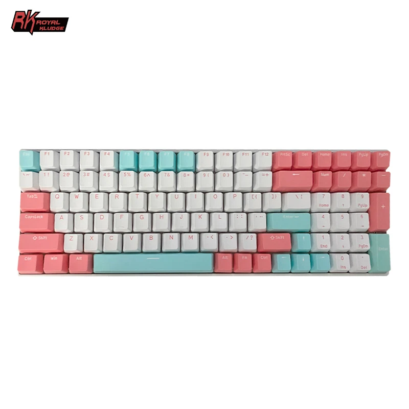 Игровая механическая клавиатура Royal Kludge RK100 с 100 клавишами на заказ rk double shot
