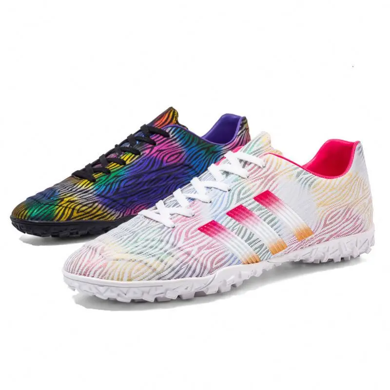 2021 New Outdoor Training Sneakers Soccer Shoe Long Spikes Sport Boots Men Professional Football Shoes