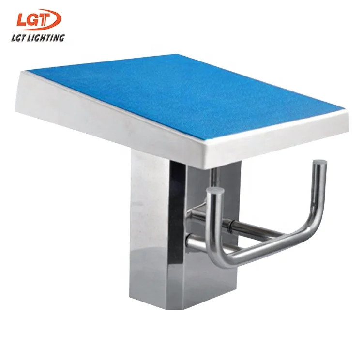 Hot Sale Competition Dedicated Swimming Starting Table 304 Stainless Steel Base FRP Competition Diving Table