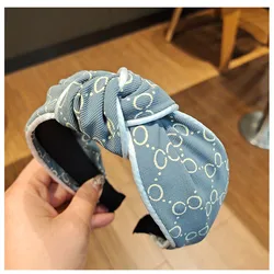 Factory Customization Wholesale Hairband Designer Hair Accessories Fabric Knotted Headband