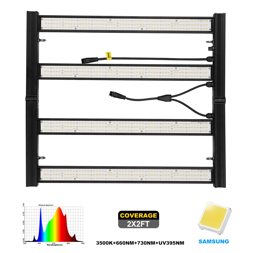 MEIJIU Bar Foldable Commercial Controller Spectrum Led Grow Light Indoor Led Grow 3000K 3500K Samsung Chips For Indoor Plants