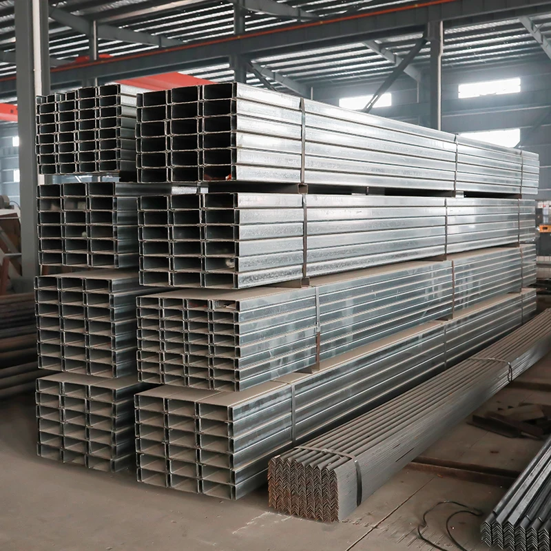 Q195 Q235 Q345 Galvanized Strut channel cold rolled Unistrut galvanized steel channel