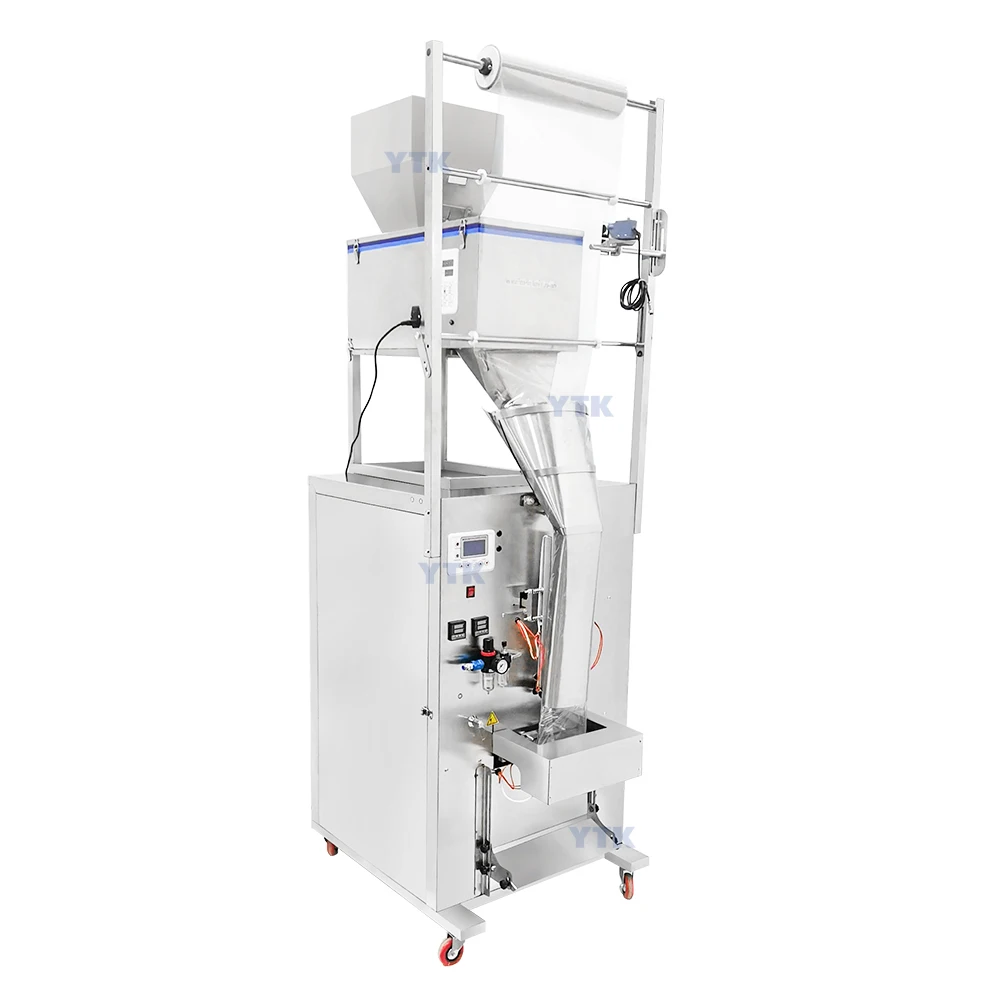 YASON YTK-BP1200P Back Seal Pills Portable Fuel Dispenser Tea Melon Seeds Filling Packaging Machines For Small Businesses Home