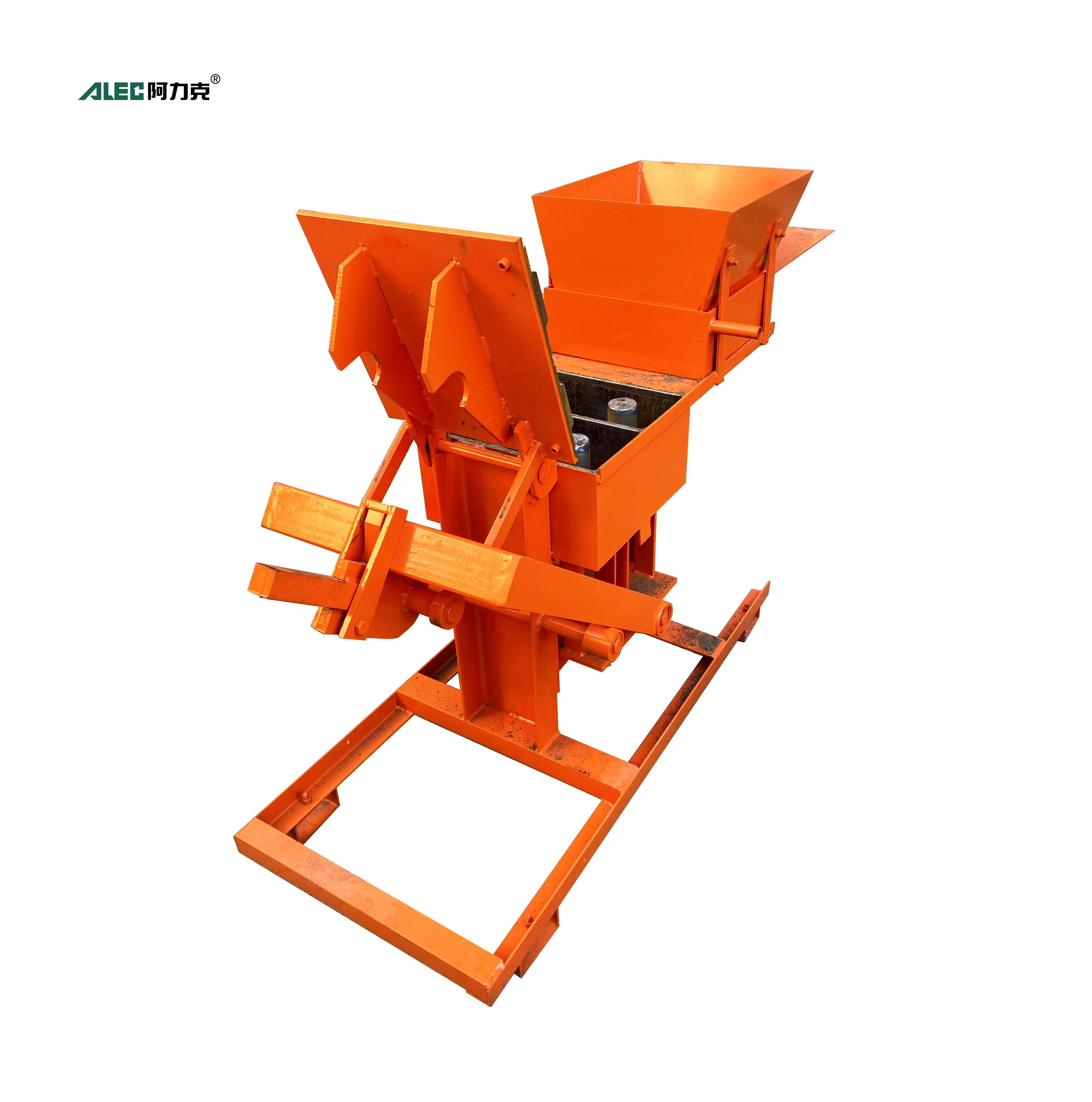 Hot Sale Clay Soil Interlocking Hand Manual Brick Making Machine