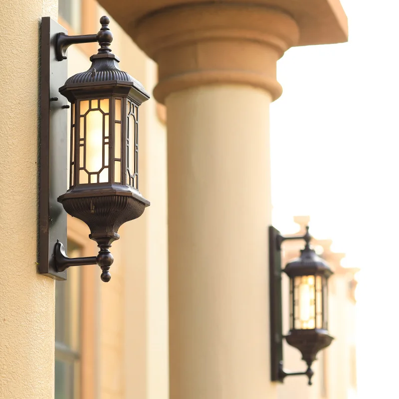 High-quality Whole Decorative Solar Garden Light Outdoor Color Changing wall lamp Solar lamparas solares With Beautiful Patterns