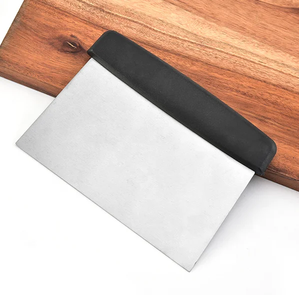 Stainless Steel Professional Cake Bench Scraper Cutter Vegetable Soap Dough Noodle Blade Cutter Noodles Knife Machine