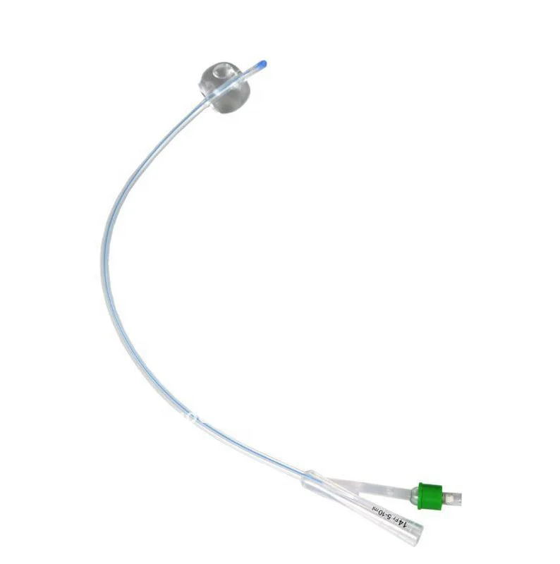 100% silicone foley catheter two-way 3-way