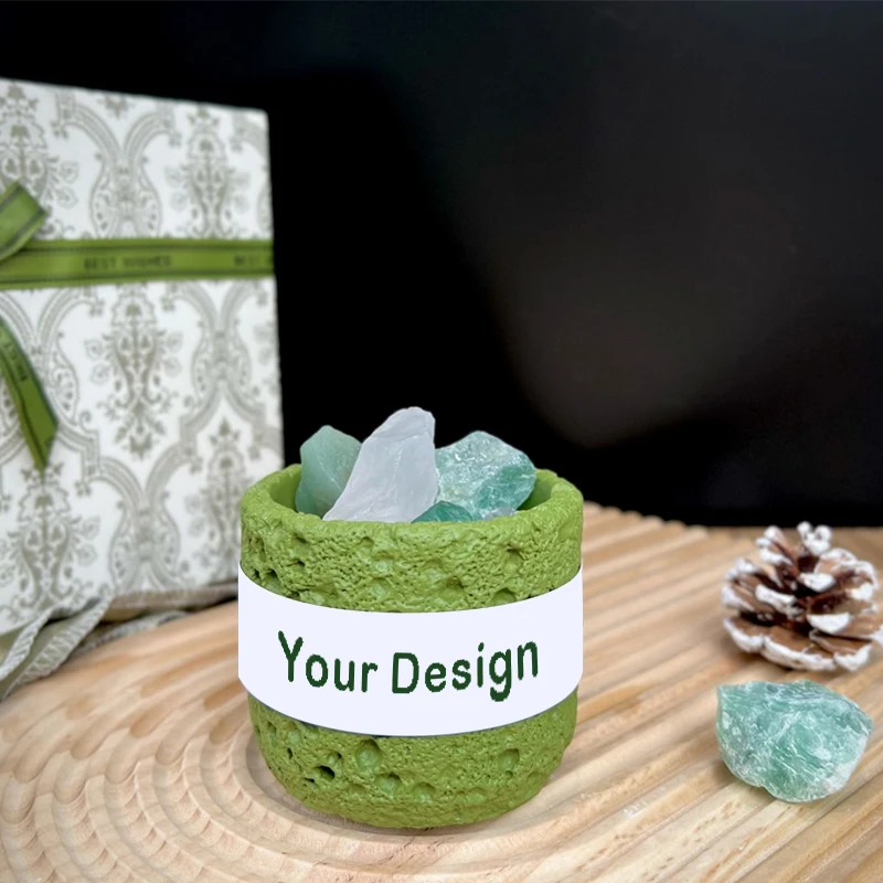 Lavender Candle Crystals Harmony Set Dual Aromatherapy Candle Set Scented Candles Gift Set for Women