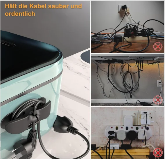 Manufacturer Hot seller Ningbo Consumer Accessories Retractable Desktop Cable Management Office School Charging Cord Organizer