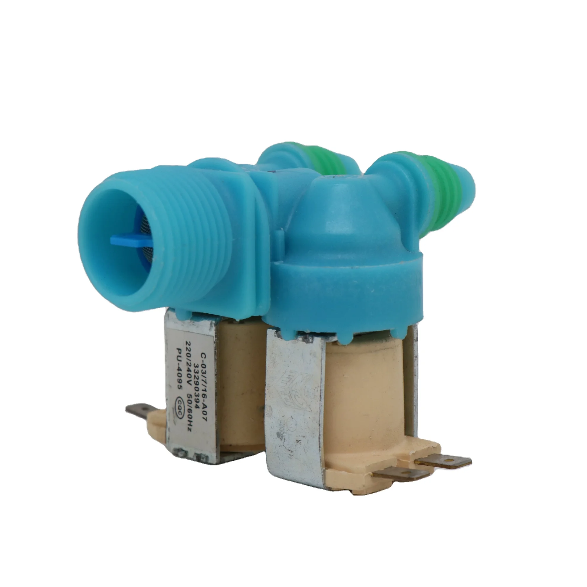 Washing Machine Spare Parts two ways Electric Water Solenoid Inlet Valve For Washing Machine