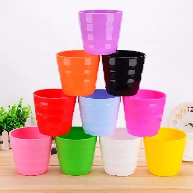 Round planting pot Garden Plastic Flower Pot