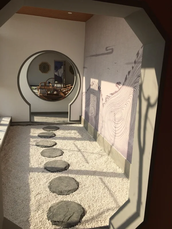 Dia30cm Hotel Round Natural Outdoor Antacid Rustic Slate Rock Prices For Building