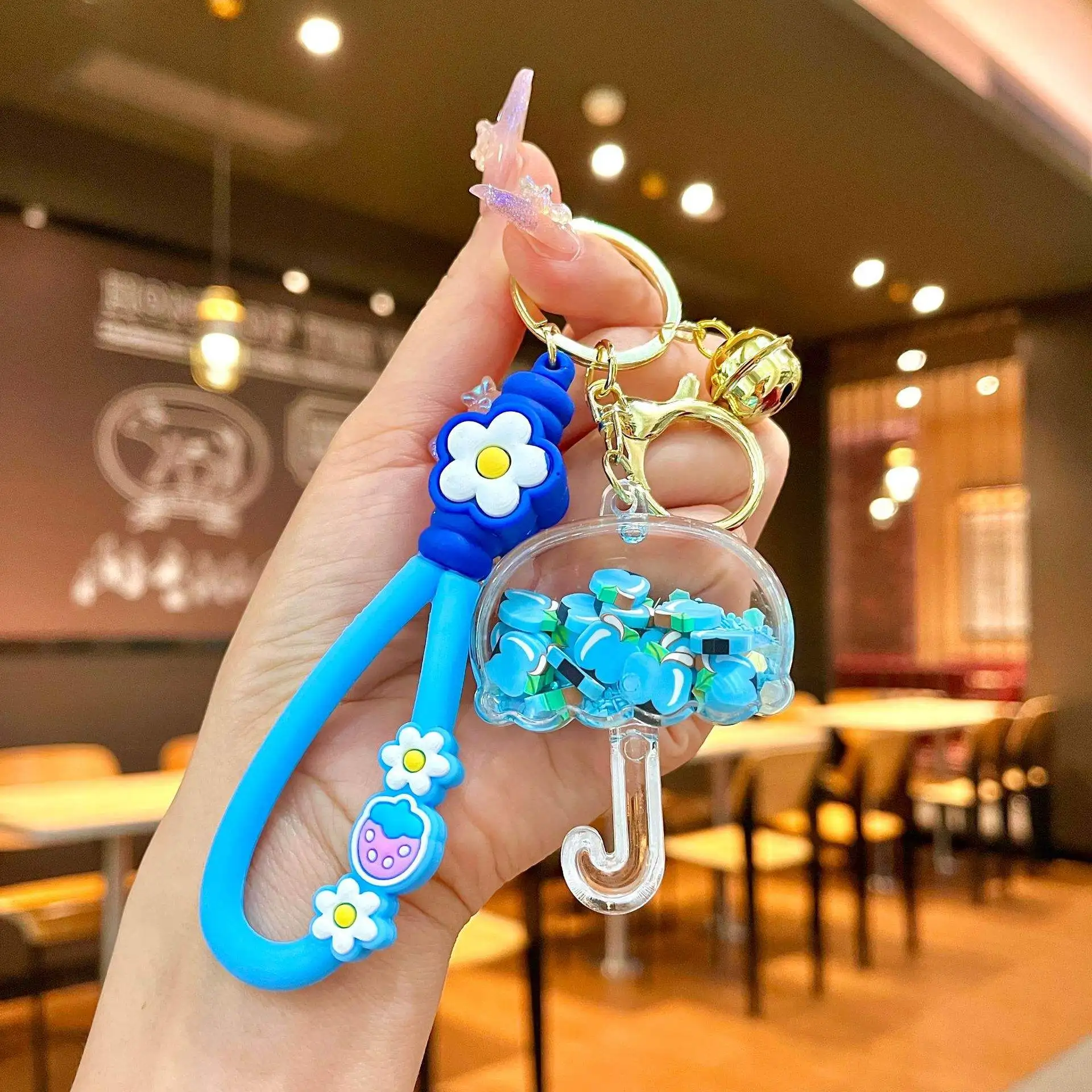 SY814 Wholesale promotional pvc keychains custom designer silicone letter key chain milk box liquid keychain