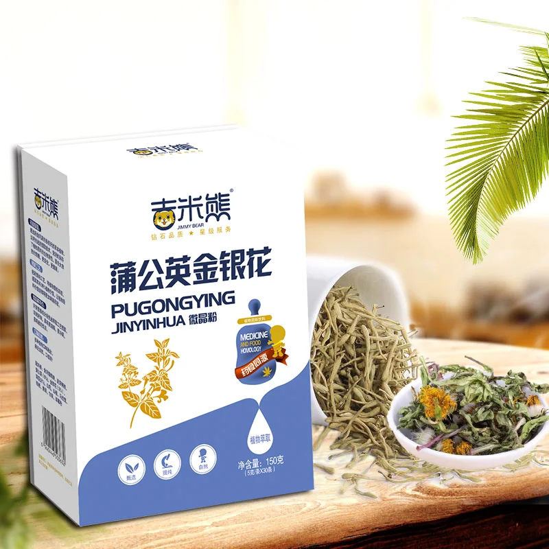 Экстракт Одуванчика жимолости, микрокристаллический порошок, растение, твердые напитки, медицина и гомология продуктов