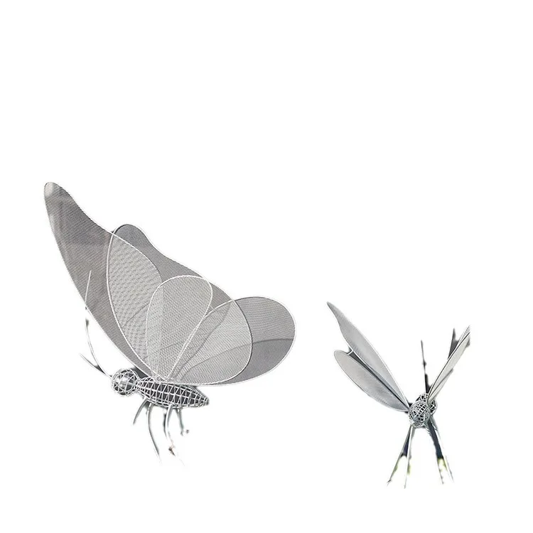Customizable Outdoor Wrought Iron Butterfly Hollow Art Metal Decoration Garden Park Square Large Decoration