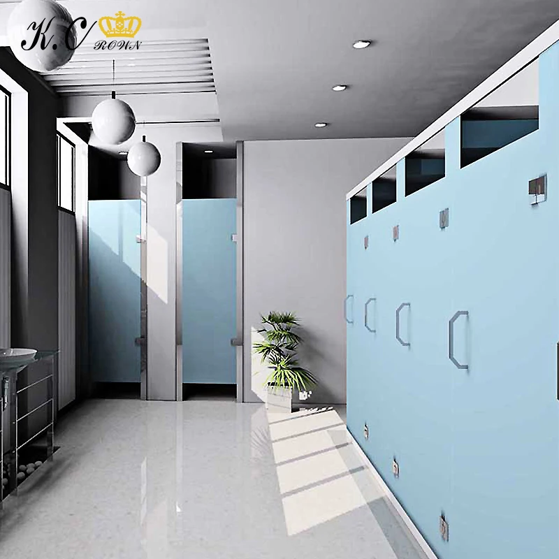 Environmentally friendly Waterproof Commercial Bathroom Public Modular Toilet Cubicle Partitions I