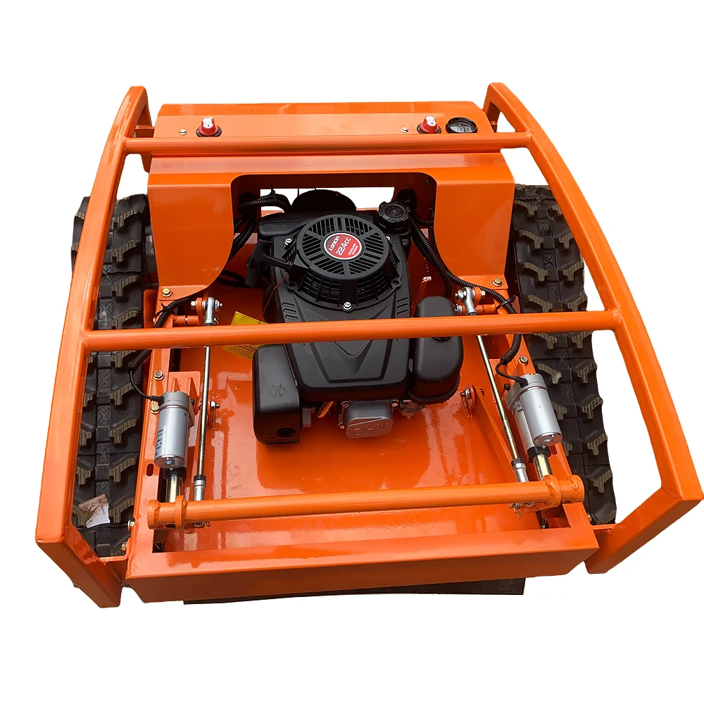 Manufacture direct sale remote control solpe mower brush mower robot Climbing lawn mower with CE  Approval