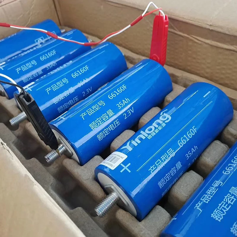 2022 Grade A Yinlong LTO Battery 66160 2.3V 30AH 35Ah 40Ah 45Ah Lithium Titanate Battery for Solar Battery Energy Storage