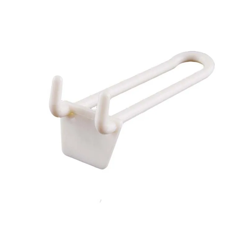 
Plastic Double Prong Pegboard Euro Display ABS hook for Corrugated Cardboard and Metal Panels 