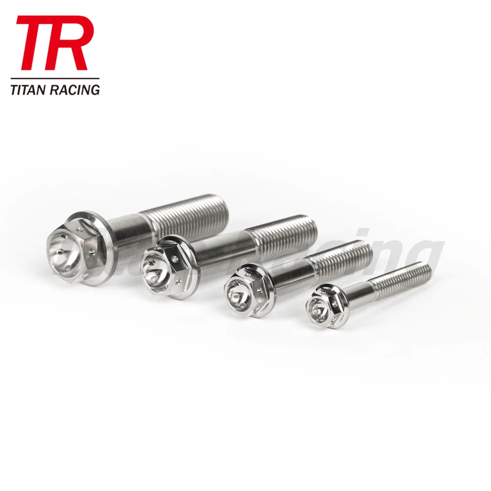 M5/6/8/10 Titanium Caliper Bolts Race Spec Hex Flange Bolt