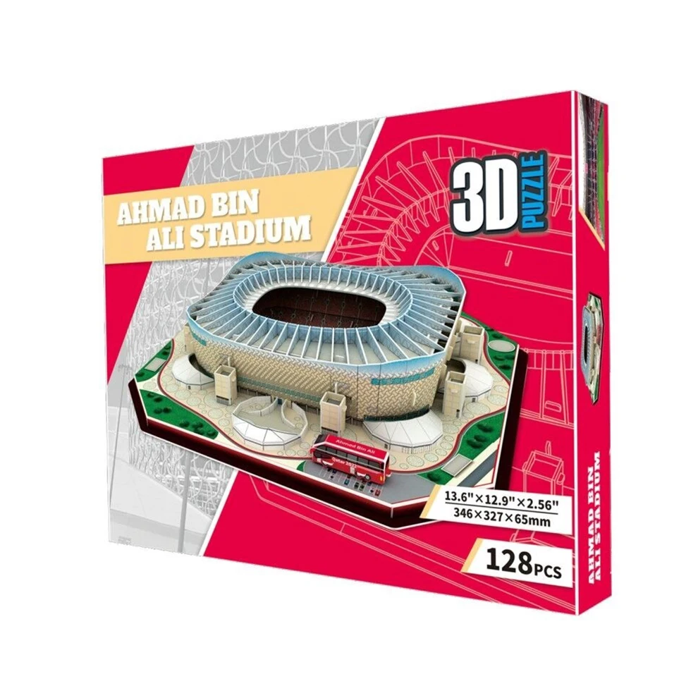 DIY Puzzle Wold Cup Stadium 974 Model 3D of Qatar With 135PCS