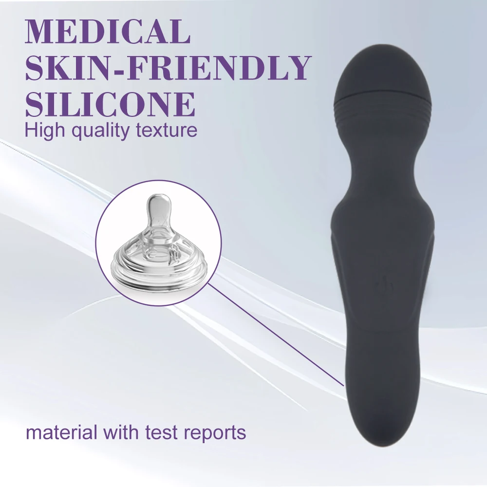 Strong motor vibrating head stimulates sensitive parts mini size portable G spot vibrator sex toys for woman