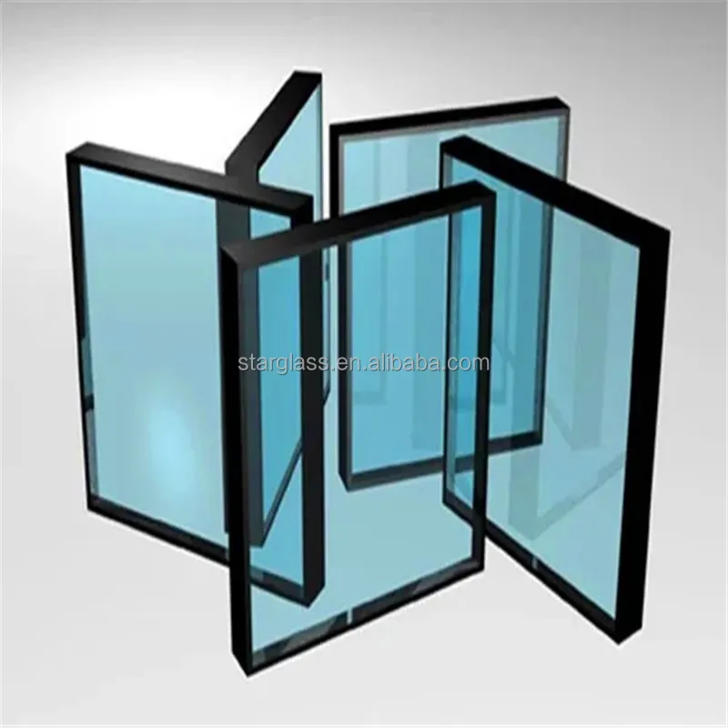 8mm insulated double glazing with seal panels insulated glass toughened building glass for doors