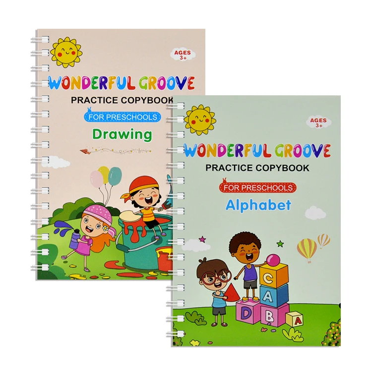 Hard Cover Pressing & Book-Groove Creasing Magic Calligraphy Books Urdu For Kids