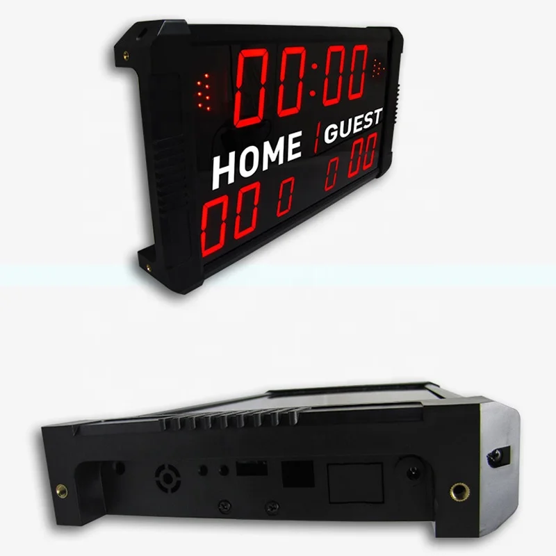 Digital Scoreboard with Remote Multisport Indoor Tabletop Scoreboard Portable Electronic Basketball Scoreboard