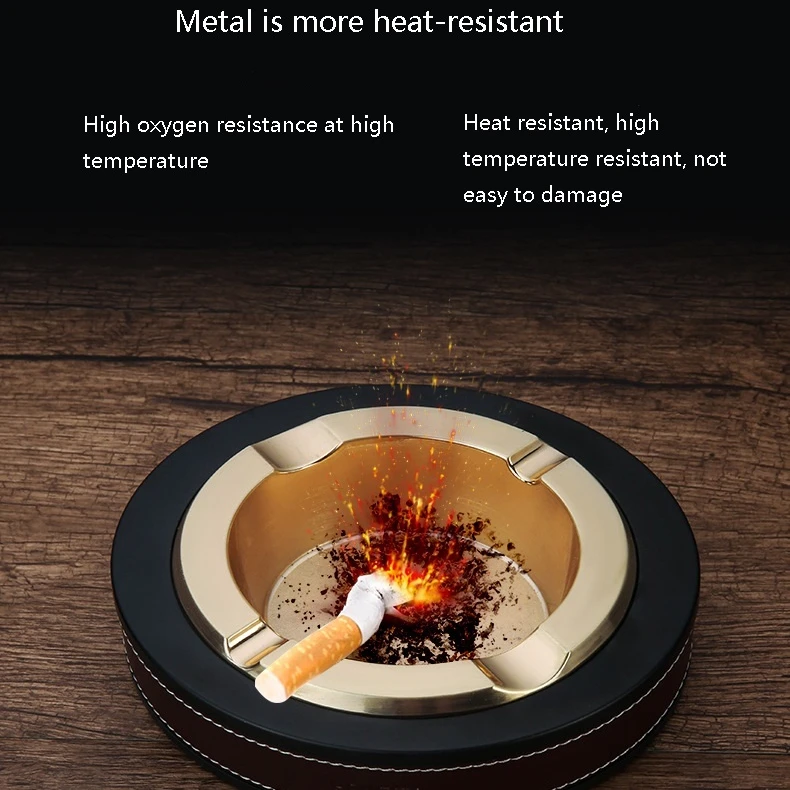 Cigar metal creative boutique oval ashtray