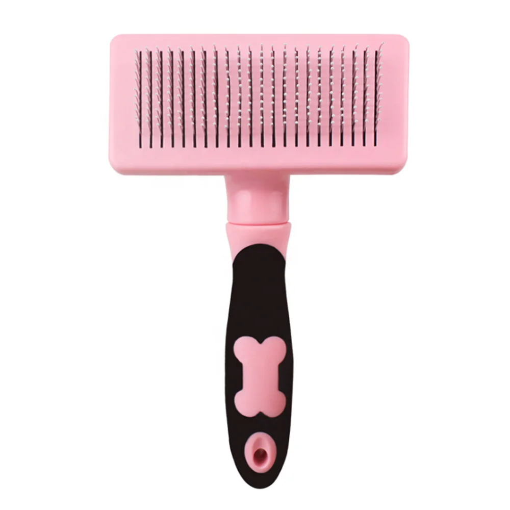  Pet Dog Hair Removal Needle Combs Fur Cleaning Brush Grooming Tool Non-slip Pets
