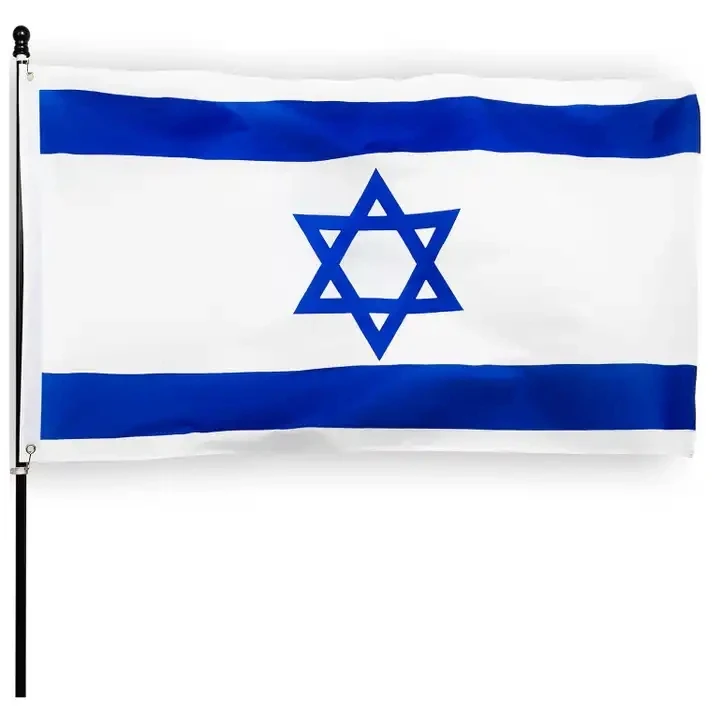 3x5FT 90X150CM all over the world National Flag of stock Flag Israel israeli Flag